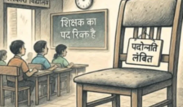 प्रमोशन की फाइलों में उलझे गुरुजी... पढ़ाई पर असर