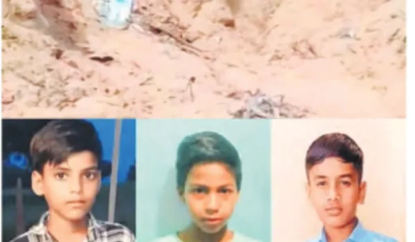 मिट्टी की सुरंग ढहने से 3 बच्चों की दर्दनाक मौत