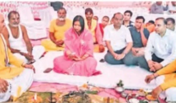 गलता में बनेगी आधुनिक गोशाला हेरिटेज मेयर ने किया भूमि पूजन