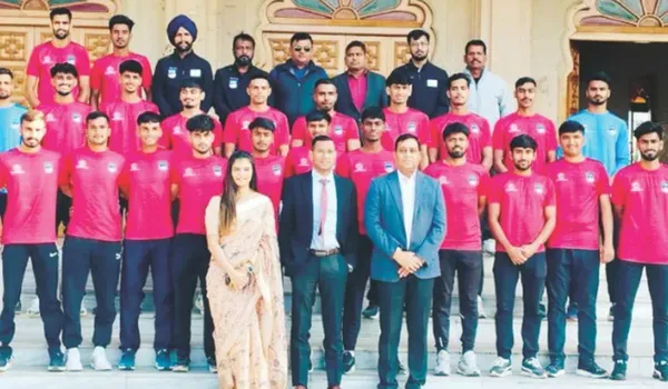 संतोष ट्रॉफी फाइनल राउंड : राजस्थान सीनियर पुरुष फुटबॉल टीम हैदराबाद के लिए रवाना