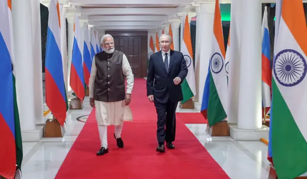 मित्र के स्वागत में सजा PM आवास