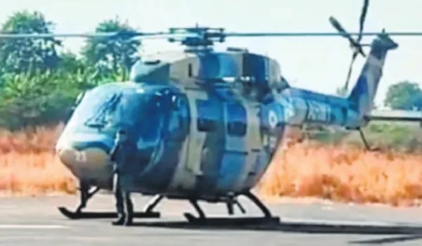 पिलानी में सेना के हेलिकॉप्टर की इमरजेंसी लैंडिंग