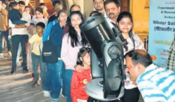 जंतर-मंतर पर मनाया गया 'विंटर सोल्सटिस'