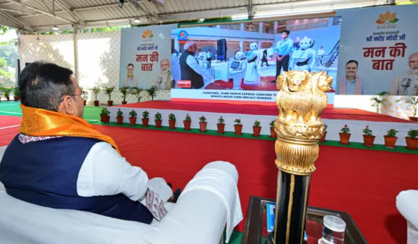 'मन की बात' राष्ट्र की प्रगति का सशक्त संवादः भजनलाल