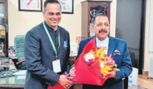 मुख्य सचिव ने केंद्रीय राज्य मंत्री डॉ. जितेंद्र सिंह से की मुलाकात