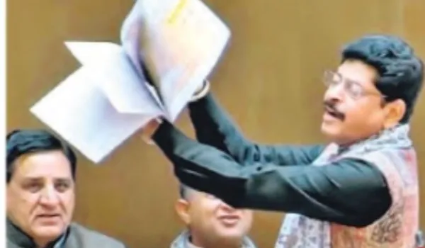 'चोर-डाकू' पर भाजपा-कांग्रेस विधायकों में तीखी नोकझोंक