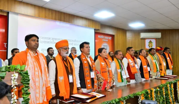 बीजेपी ने कांग्रेस के दुष्प्रचार और भ्रष्टाचार को बनाया मुद्दा