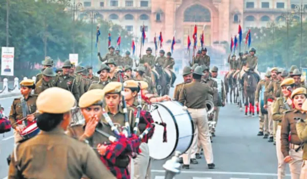 गणतंत्र दिवस समारोह की तैयारियां....