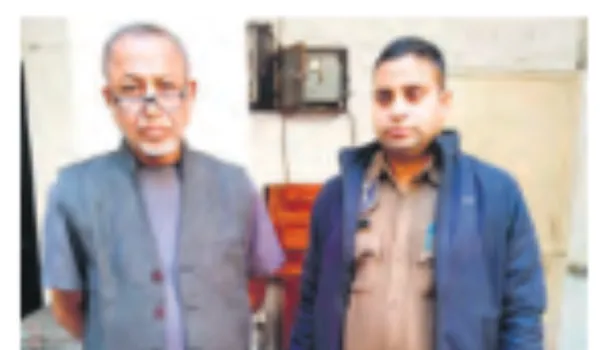 दस साल से फरार भू-माफिया गिरफ्तार