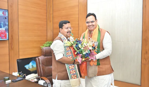 मुख्यमंत्री भजनलाल ने दी नितिन नबीन को बधाई