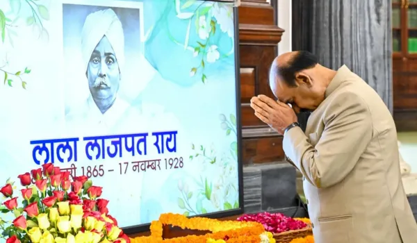 लाला लाजपत राय को श्रद्धासुमन अर्पित