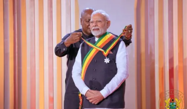 पीएम मोदी को घाना का सर्वोच्च नागरिक सम्मान
