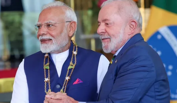 ब्राजील ने मोदी को दिया सर्वोच्च नागरिक सम्मान