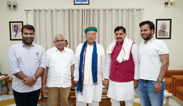 मेघवाल से मिले सीएम यादव