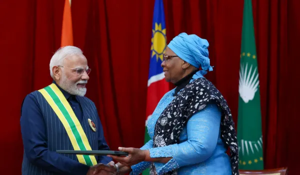 पीएम मोदी को नामीबिया का सर्वोच्च नागरिक सम्मान