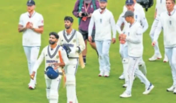 गिल के शुभ शतक के बाद जडेजा व सुंदर ने सेंचुरी से मैच ड्रा कराया