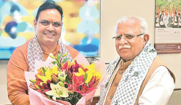 सीएम भजनलाल शर्मा की नई दिल्ली में केंद्रीय मंत्रियों से मंत्रणा