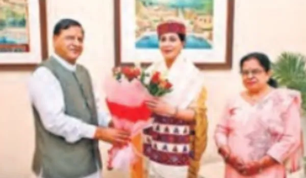डिप्टी सीएम दीया कुमारी से मिले बिंदल