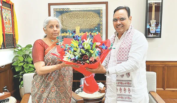 मुख्यमंत्री भजनलाल शर्मा ने दिल्ली में केंद्रीय मंत्रियों से की मुलाकात