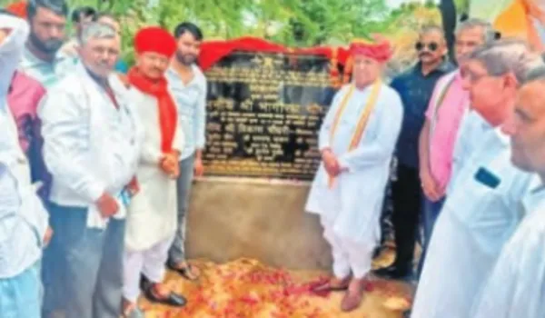 खातौली में 7.90 करोड़ की तीन सड़कों का लोकार्पण