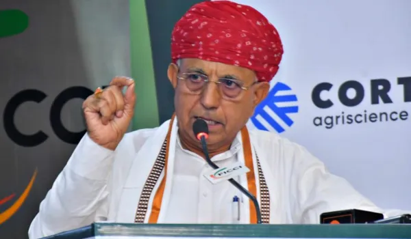 केंद्रीय कृषि मंत्री भागीरथ चौधरी आज उदयपुर में