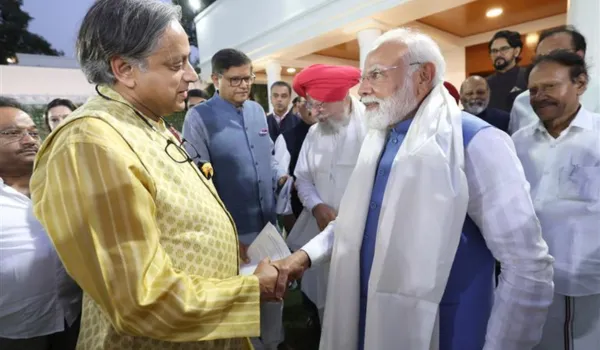 विदेश से लौटे सर्वदलीय प्रतिनिधिमंडलों के सदस्यों की पीएम मोदी से मुलाकात