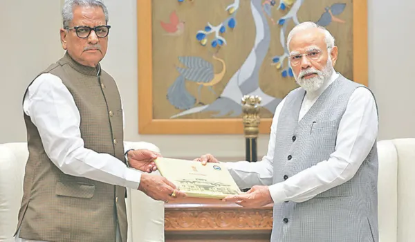 मोदी-शाह से मिले ओम माथुर