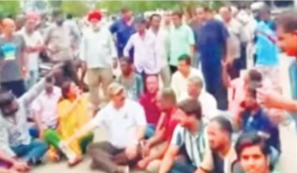 मालवीय नगर में अतिक्रमण हटाने पर बवाल