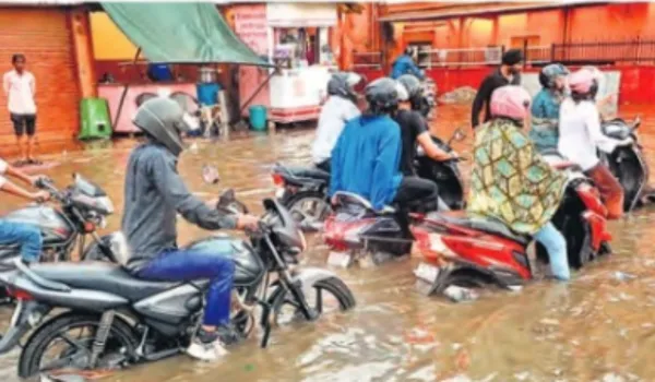 मानसून की पहली बारिश, जयपुर लबालब