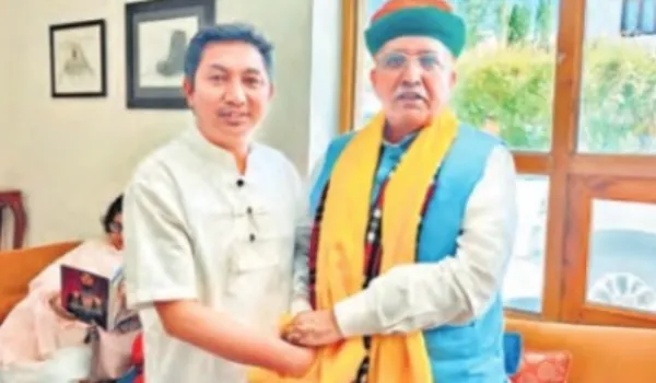 लेह पहुंचे केंद्रीय मंत्री मेघवाल