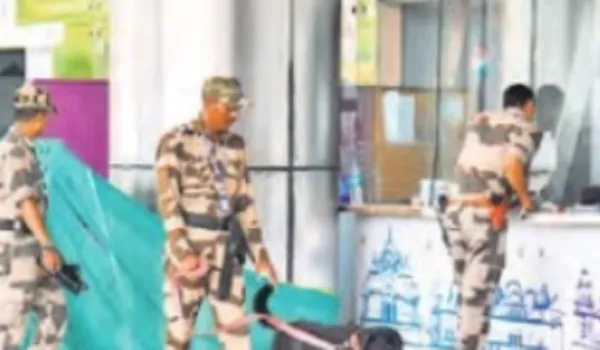 एयरपोर्ट को बम से उडाने की धमकी