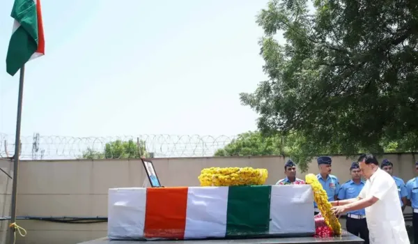 शहीद खेमाराम की राजकीय सम्मान से अंत्येष्टि, उमड़े लोग