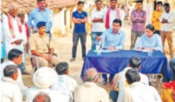 गांवों में पहुंचा प्रशासन... वर्षों पुराने मामलों का मौके पर हुआ निस्तारण