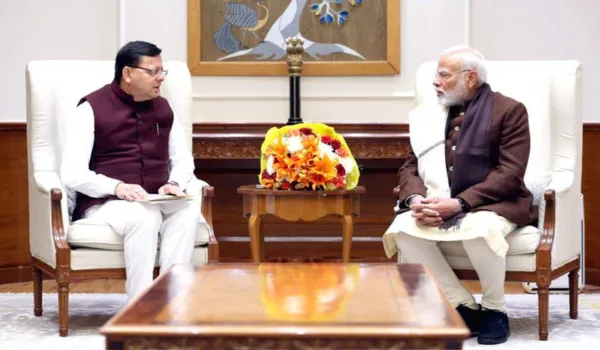 रोप-वे की मंजूरी के लिए सीएम पुष्कर सिंह धामी ने जताया आभार पीएम मोदी आज मां गंगा की शीतकालीन पीठ पर करेंगे पूजा