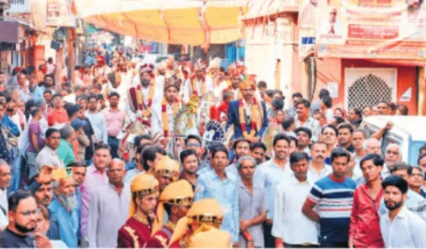 अबूझ सावे पर रही शादी समारोह की धूम