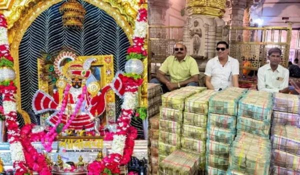 25 करोड़ का चढ़ावा निकला, 1 किलो सोना-95 किलो चांदी निकली