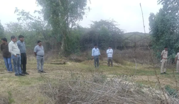 खेतड़ी में दो दिन पुराना लेपर्ड का शव मिला