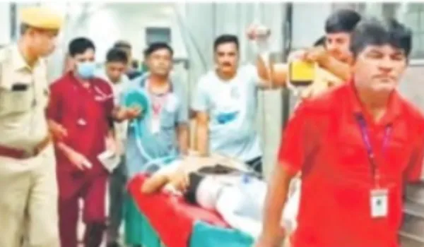 डंपर चालक ने पुलिसकर्मी को कुचला