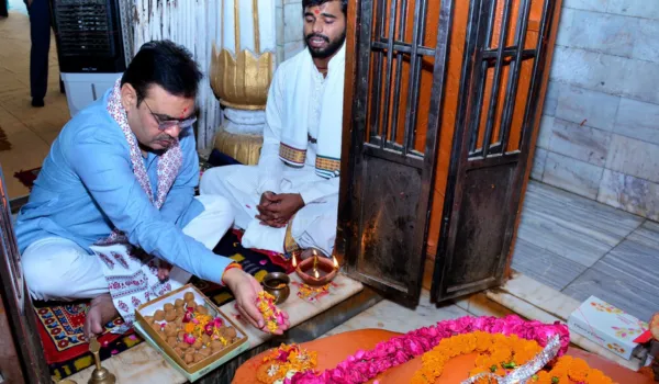 मुख्यमंत्री भजनलाल शर्मा ने बटुक भैरव मंदिर में की पूजा-अर्चना