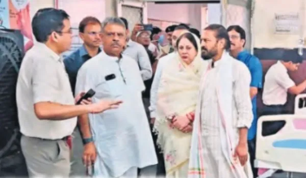 कोटा पहुंचे चिकित्सा मंत्री खींवसर बोले... दोषियों पर होगी कार्रवाई