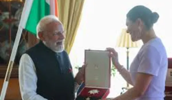 पीएम मोदी स्वीडन के सर्वोच्च नागरिक सम्मान से सम्मानित