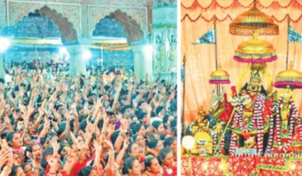 गोविंद देवजी मंदिर में तुलसी-सालिग्राम विवाह, शंख-घंटों से गूंजे देवालय