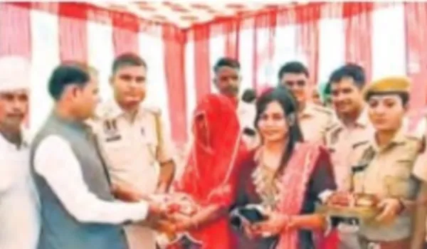 महिला कुक की बेटी की शादी में पुलिस ने भरा मायरा