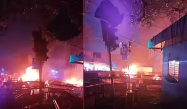 लाल किले के पास कार में तेज धमाका