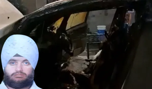 प्रेमिका के घर के सामने युवक ने कार में खुद को लगाई आग, मौत