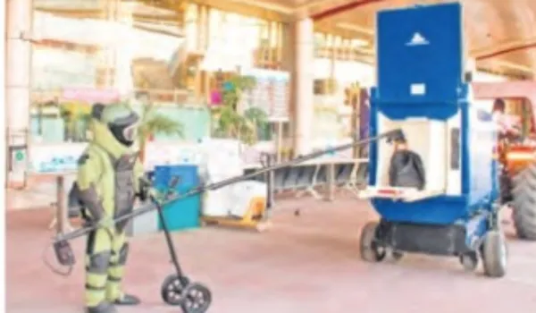 जयपुर एयरपोर्ट पर CISF की मॉक ड्रिल