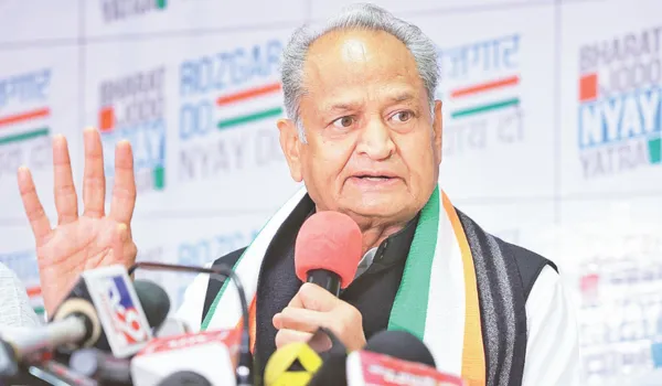 गहलोत ने भाजपा सरकार पर बोला जुबानी हमला