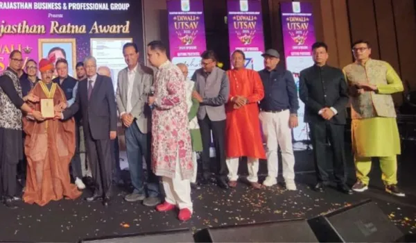 अरुण चतुर्वेदी को दुबई में मिला 'राजस्थान रत्न अवार्ड-2025'