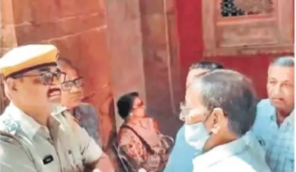 राज्यश्री कुमारी को किले में घुसने से रोका