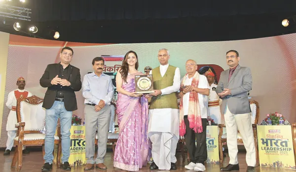 विकसित भारत के निर्माण में योगदान देने वाले सम्मानित